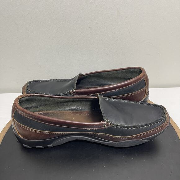 Allen Edmond Shoes Men 12 D Boulder Leather Slip On Loafers Comfort Driving - Picture 7 of 12